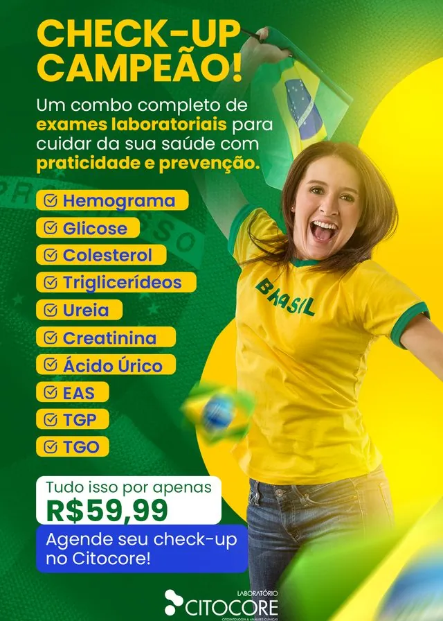 Campanha Check-up Campeão — saúde