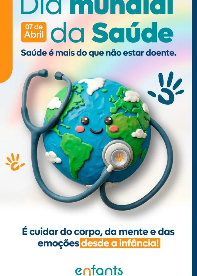 Campanha Dia Mundial da Saúde — clínica Enfants
