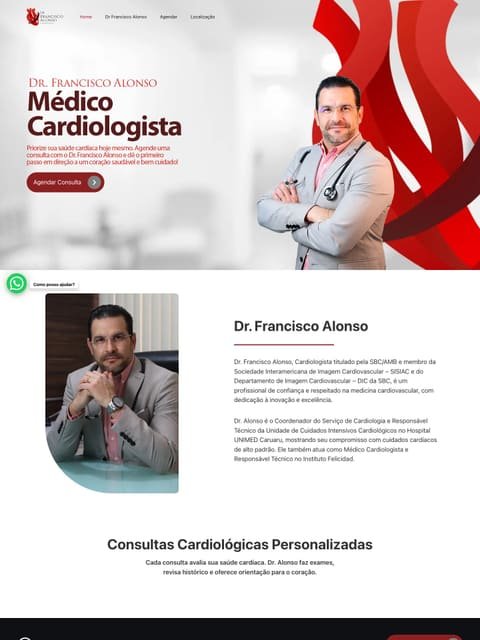 Prévia do site Dr. Francisco Alonso
