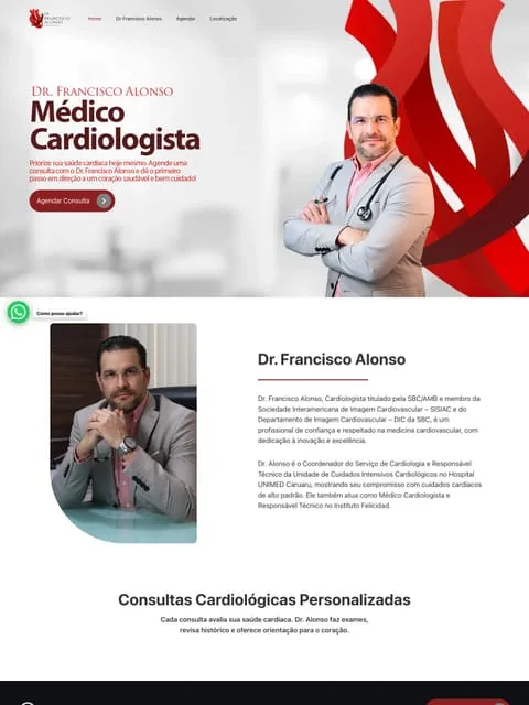 Prévia do site Dr. Francisco Alonso